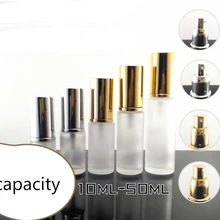 300 шт. бутылочка-спрей для лосьона из матового стекла, 10 мл, 20 мл, 30 мл, 50 мл, банки для крема, пустая банка для зарядки, косметический контейнер SN445