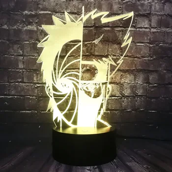 

Uchiha Obito Naruto kakashi Birthday Decoration Anime Lava Cartoon 3D Mood Lamp LED Boy Room Night Light Holiday Kid Xmas Toy