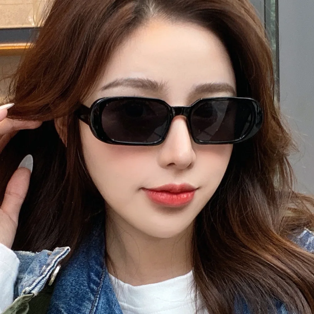 

Small ellipse Sunglasses Women Vintage Brand Designer round Sun Glasses Shades Female UV400