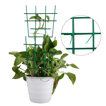 

Garden Tools 2Sizes Plant Support Frame Plant Support Ring Solid Steel Rust Semi-Circular Plant Border Support Hoop ferramenta