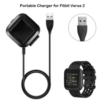 

Charging Charger Dock Adapter 1m USB Cable for Fitbit Versa 2 Smartwatch Charger Box high quility