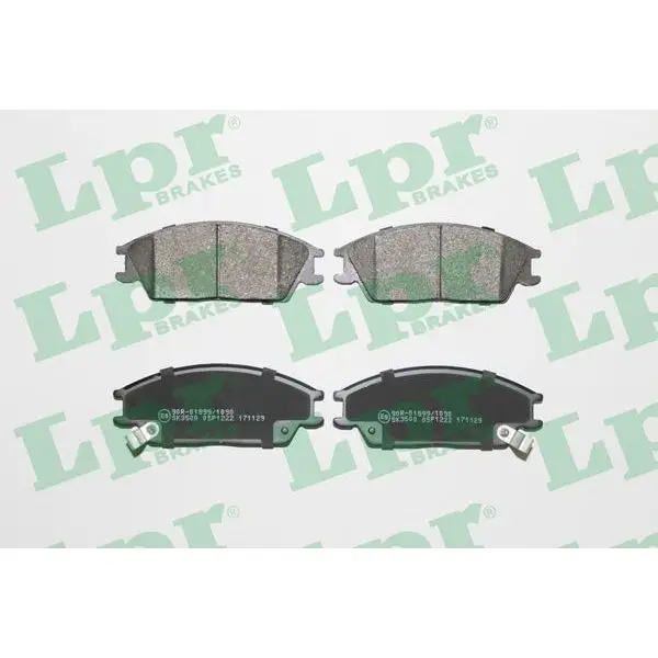 Колодки тормозные HYUNDAI ACCENT/GETZ передние LPR 05P1222