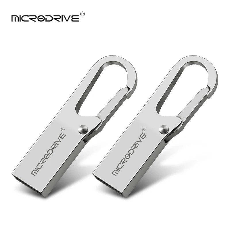 USB 2 0 популярный новый серебристый металлический флэш-накопитель Высокое
