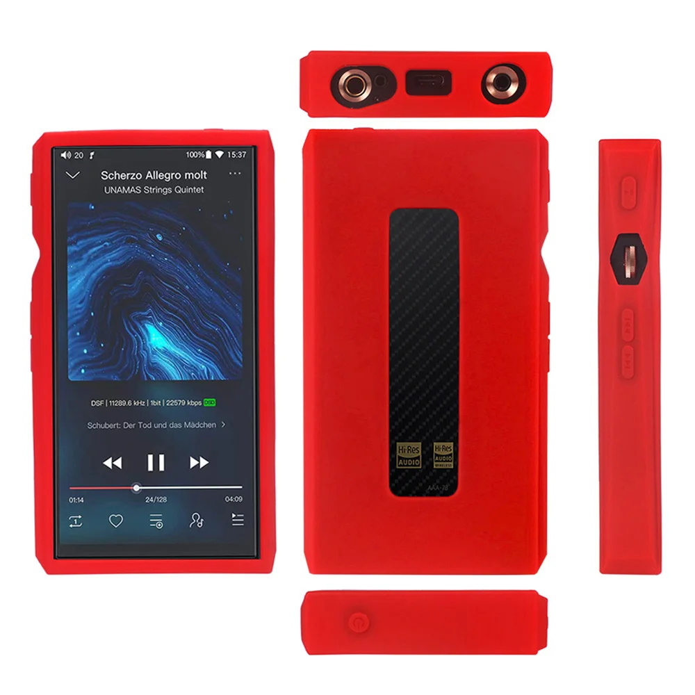 Soft Silicone Protective Cover Skin FiiO M11 Pro MP3 Music Player Accessories Anti-scratch Shell Shockproof Case leather case audio music player ipod case aluminum enclosure cover