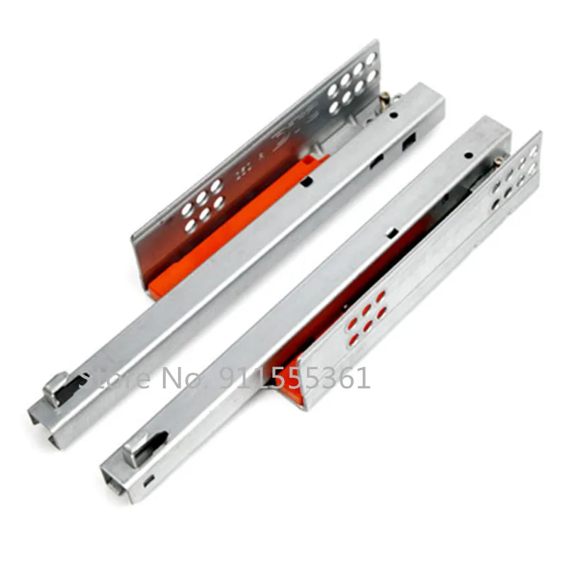 thumbnail image 2 of 1 Pair Under Mount Drawer Slides - 14 Inch (350mm), 25kg Load, Press-to-Release, Full Extension 2 of 11