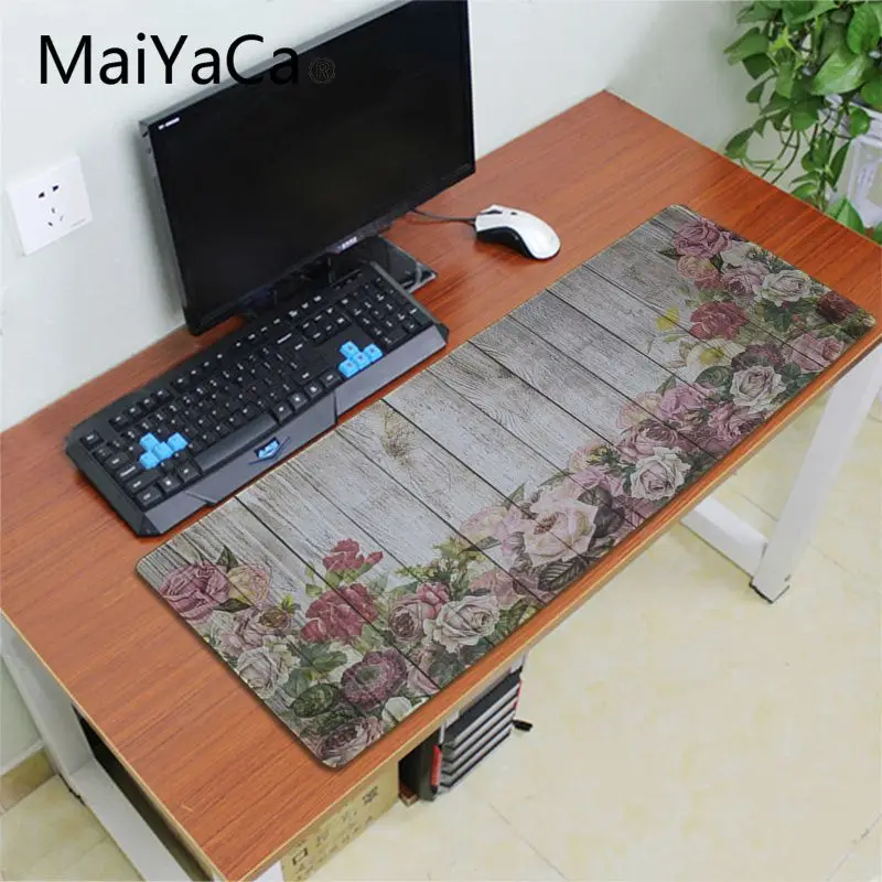 Lock Edge 30X70cm MaiYaCa, лидер продаж, Осенний игровой коврик для мыши из кленового дерева для ноутбука, большая рекламная акция, игровой коврик для мыши для России, xl, клавиатура, ноутбук, ПК, Настольный коврик - Цвет: Lock Edge 30X70cm