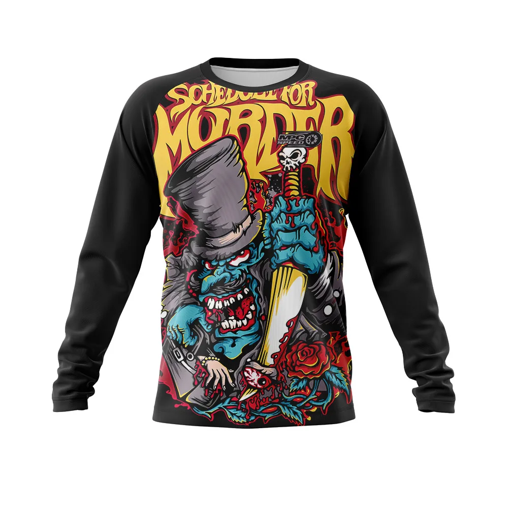 

Футболка мужская горнолыжная с длинным рукавом, одежда для езды на мотоцикле, рубашка для езды на горном велосипеде