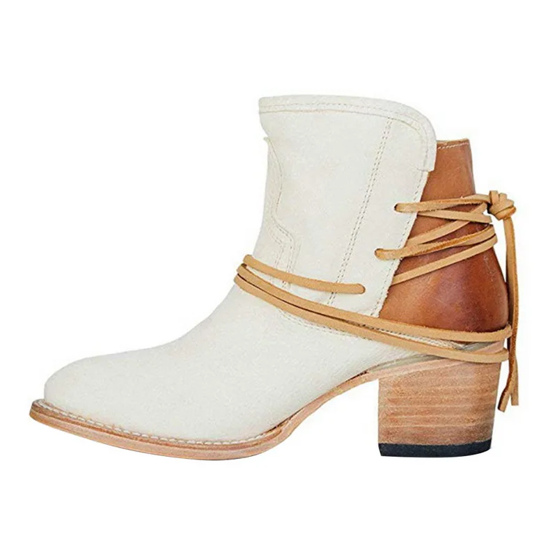 Fujin/; женские кожаные ботинки; сезон весна-осень; женская повседневная обувь; Botas Mujer; женские ботильоны; Botas Booties