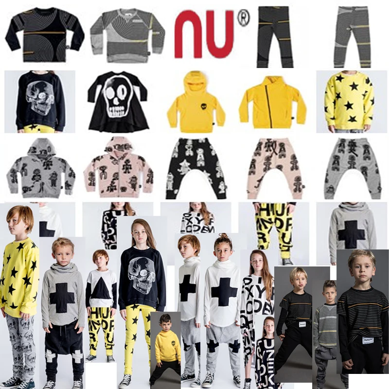 

ins hot autumn winter new kids eyes sta harem pants skull t shirts jackets coat baby boy clothes vestidos children brand clothes