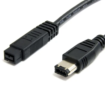 

short IEEE-1394 cables 0.3m 9 pin to 6 pin IEEE 1394 FireWire data sync Cable 9 to 6 pin
