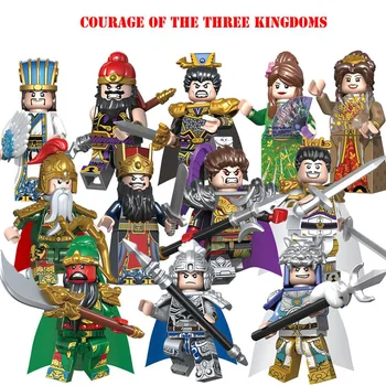 

The Romance of Three Kingdoms History Building Blocks Doll Model LIU BEI CAO CAO SUN QUAN Etc A General Blocks Kids Toys Gift
