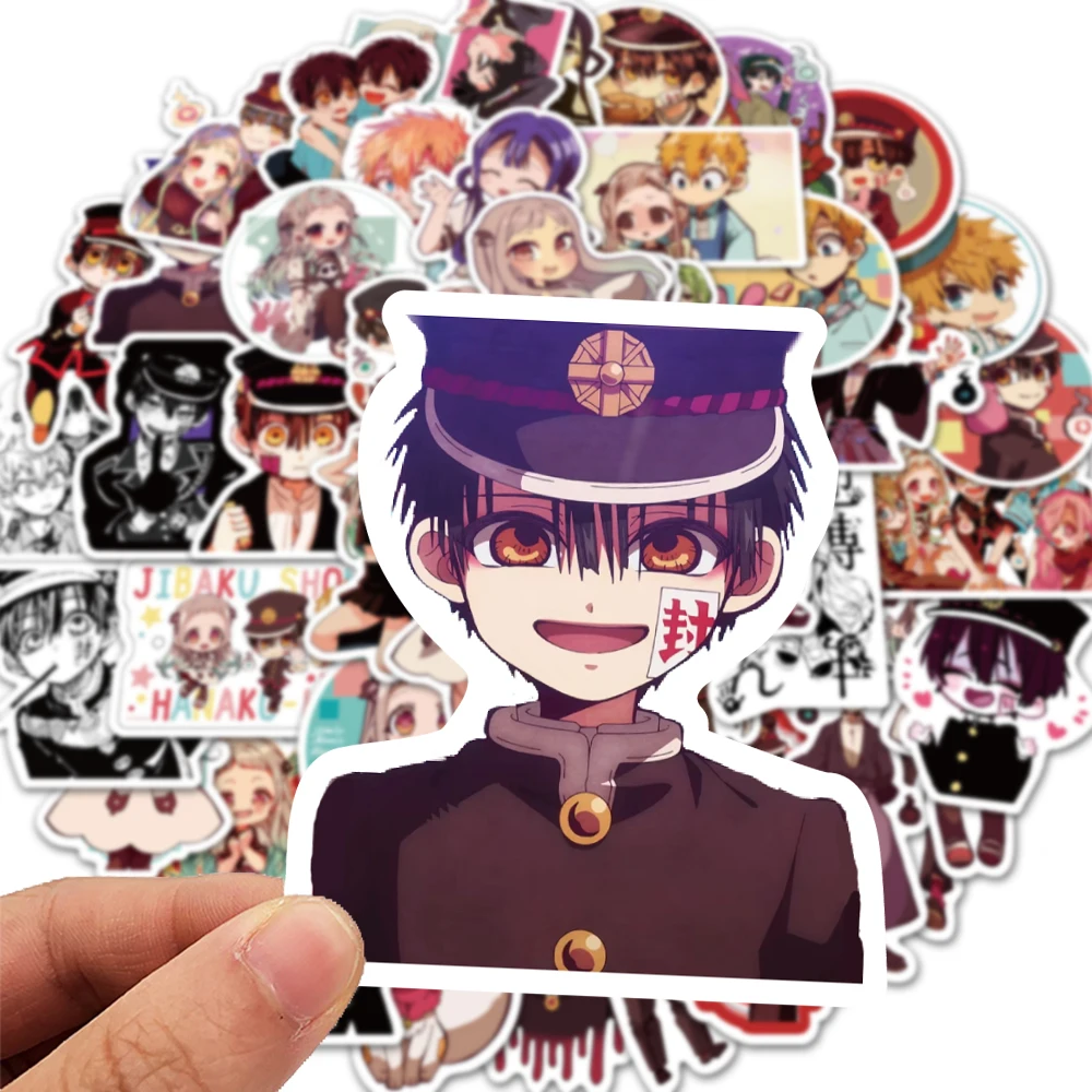 50 шт. Jibaku Shounen Hanako-kun аниме наклейка для багажа холодильника двери Декор