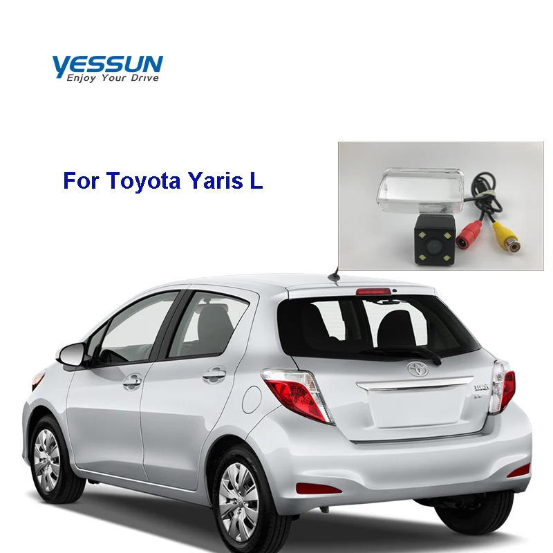 Камера заднего вида Yessun для Toyota Yaris L 2013 2014 2015/используется оригинальный держатель