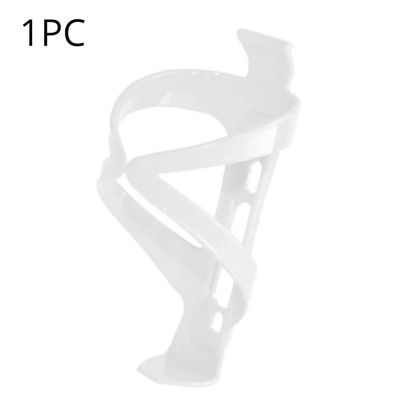 White-1pc MTB велосипедный держатель для бутылок 2 шт. высокопрочная Толстая пластиковая клетка для бутылок горная дорога велосипедный держатель для бутылки велосипедные аксессуары - Цвет: White-1pc