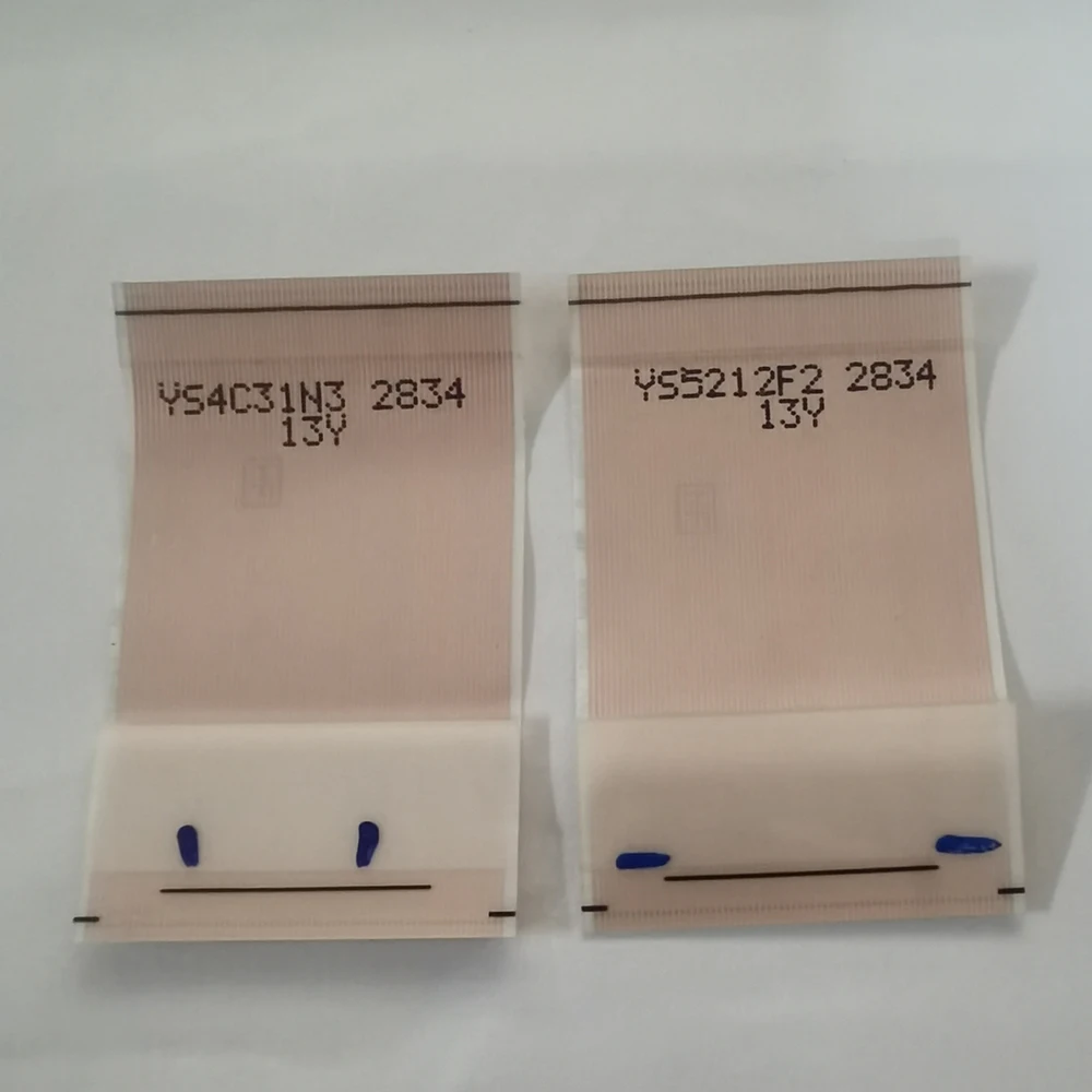 2834 Original Flex Cables 68 pin Tcon Card Cable Without Buckle Flexible 35mm X 56mm Tcon Board Connector Connection Flex Cable