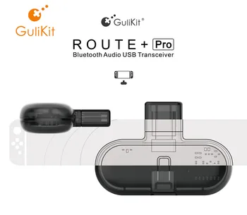 

GuliKit Route+pro Bluetooch Wireless Audio USB Receiver orTransmitter for Nintendo Switch