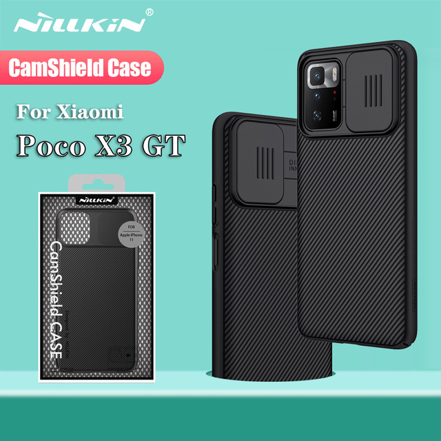 Xiaomi Poco X3 Pro Case Nillkin Camshield Slide Camera Protection Case For Xiaomi Poco X3 NFC X3 GT Lens Back Cover