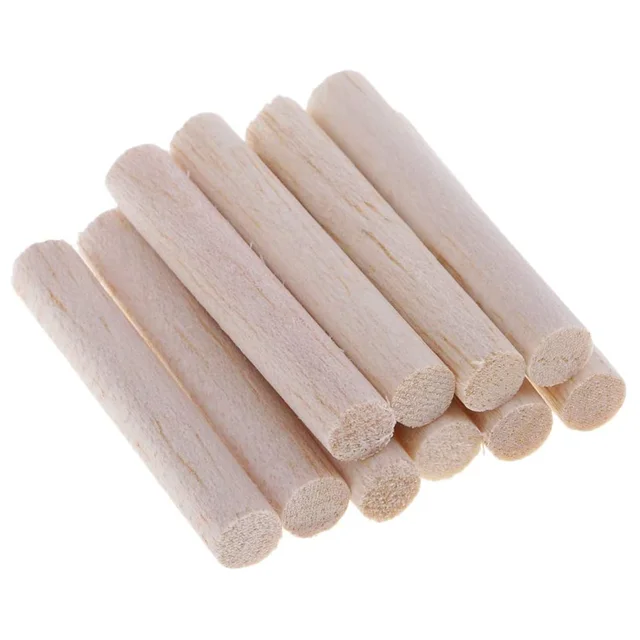 Round Unfinished Balsa Wood Sticks Wooden Dowel Rods for Kids Model Making  DIY Craft Home Wedding Party Decoration - AliExpress