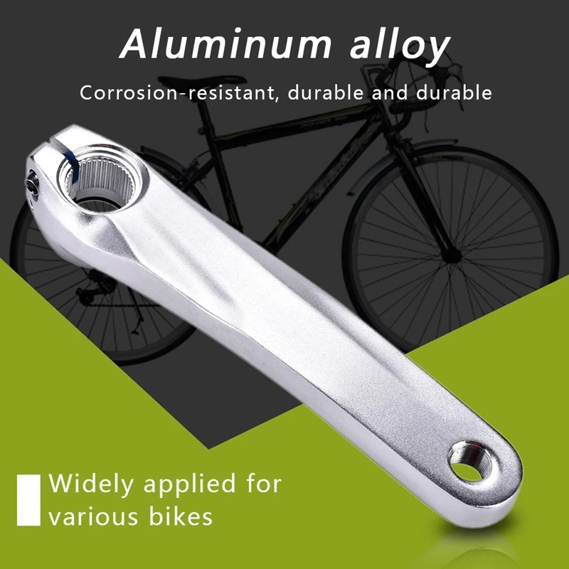Bike Crank Arm Aluminum Alloy Hollow Corrosion Resistant Bike Bicycle