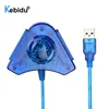 Kebidu USB Controller Gamepad Adapter Converter Cable for PlayStation 2 PS1 PS2 Joypad to PC Games Dual Ports with CD Driver ► Photo 1/5