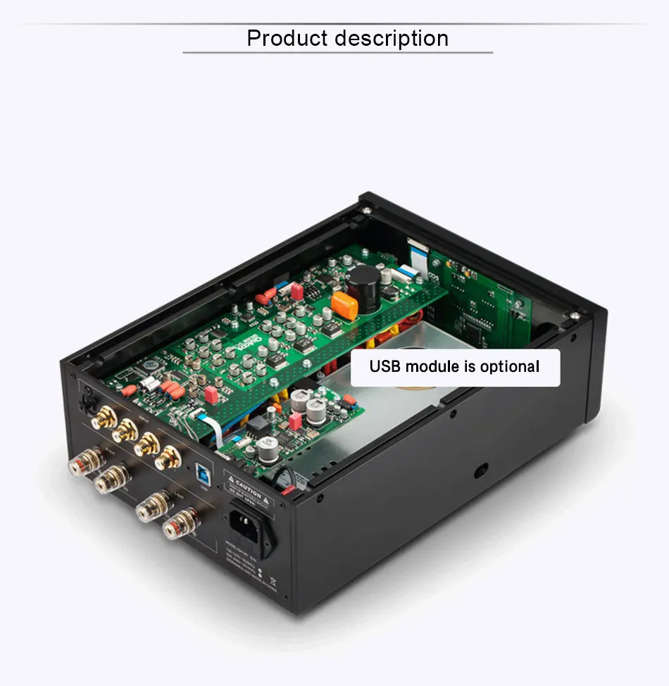 Quloos QLS QA690 HiFi усилитель профессиональный высококачественный цифровой DSD 24/192 Бесплатный декодирующий усилитель мощности