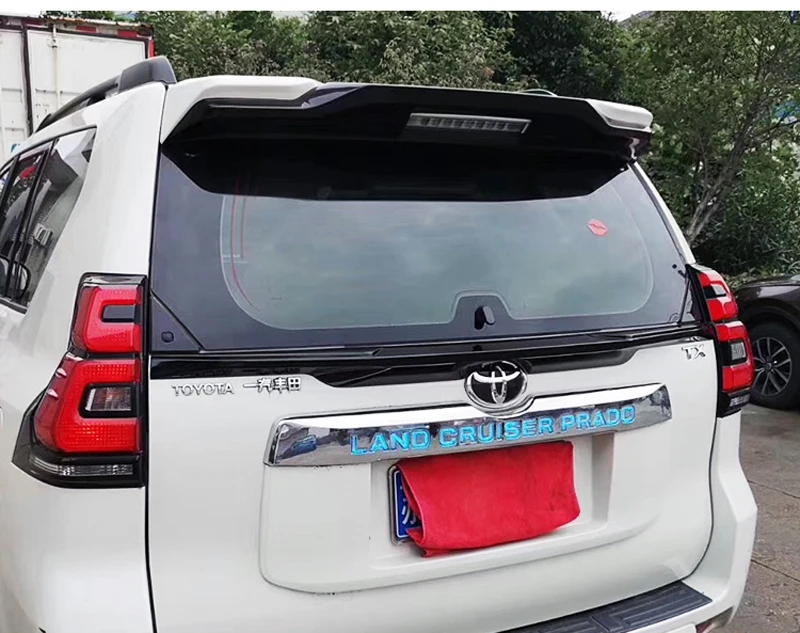 Автозапчасти ABS пластик черный белый цвет задний багажник крыло спойлер для Toyota