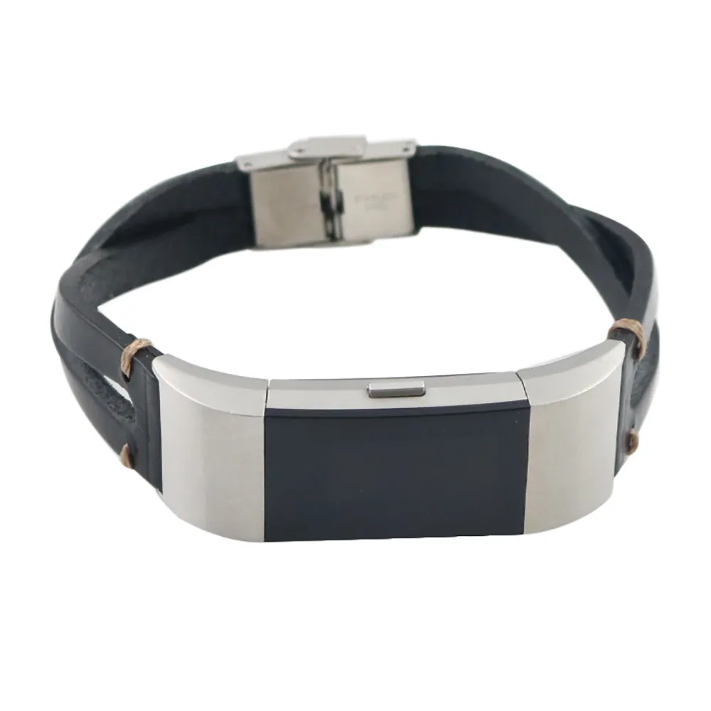 Кожаный ремешок для смарт часов Fitbit Charge 2 сменный кожаный браслета 2|Смарт-часы| |