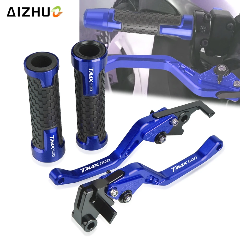 

TMAX 500 CNC Aluminum FOR YAMAHA TMAX500/530 2008-2018 2009 2010 2014 15 16 Motorcycle Accessories Brake Clutch Levers handlebar