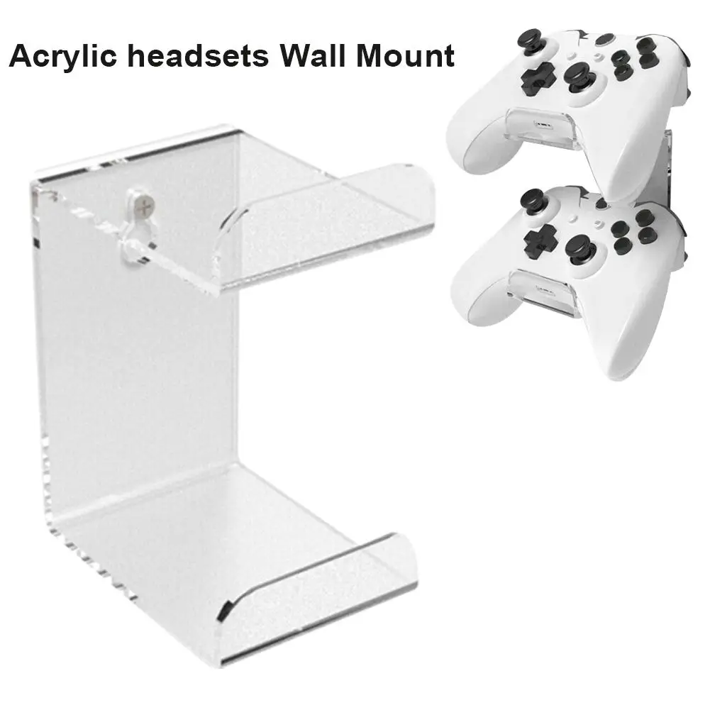 Universal Game Controller Holder Wall Mounted Headset Stand Hanger Space Saving Gamepad Holder