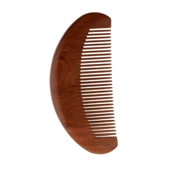 

Natural Peach Wood Comb Close Teeth Anti-static Head Massage HairCare Wooden