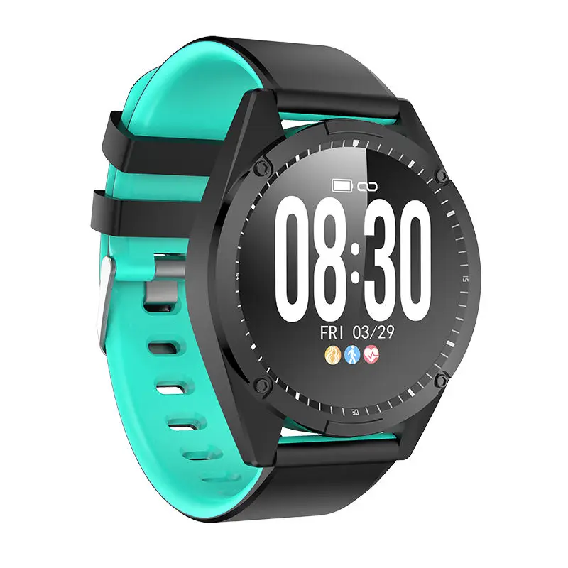 LIGE спортивные Смарт-часы для женщин, сердечный ритм, кровяное давление, шагомер, фитнес-трекер IP67, водонепроницаемый смарт-браслет для мужчин - Цвет: Turquoise