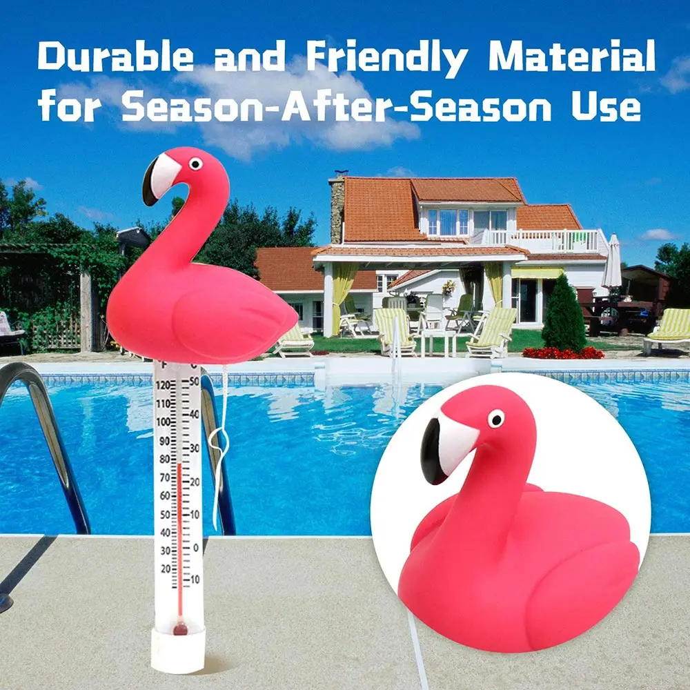 

Water Temperature Thermometers Floating Pool Thermometer with String for Outdoor & Indoor Swimming Pools Spas Hot Tubs