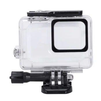 

Waterproof Housing for Gopro Hero7 White and Hero7 Silver, Protective 45m Underwater Dive Case Shell with Bracket Accessories fo