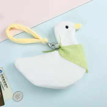 

Fashion Women Girls Small Cartoon Duck Shape Coin Purse Lady Casual Zipper Wallet Coin Key Holder Mini Change Bag Wrist Handbag