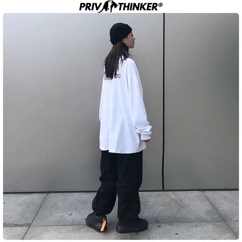 Privathinker 2020 модная уличная одежда дамские свитшоты с принтом Женская свободная