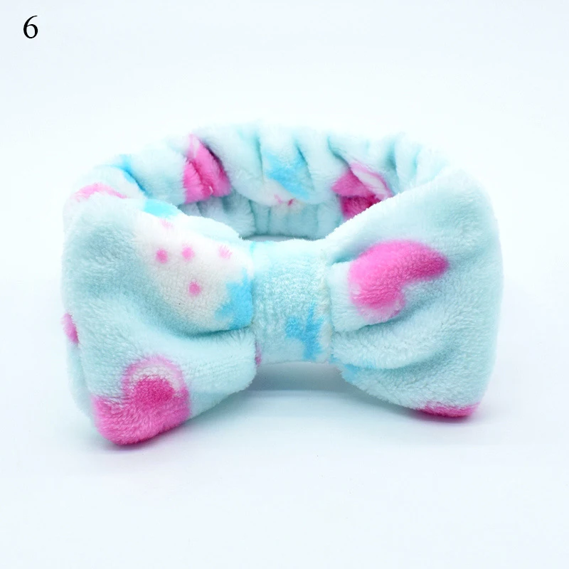 Big Rabbit Ears Coral Fleece Soft Elastic Hairbands SPA Bath Shower Make Up Wash Face headband Hair Band Girls Hair Accessories long hair clips Hair Accessories