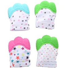 Перчатки митенки Детские Силиконовые перчатки Пищевая силиконовая Нетоксичная безопасная молярная детский Силиконовый грызунок перчатка детская игрушка