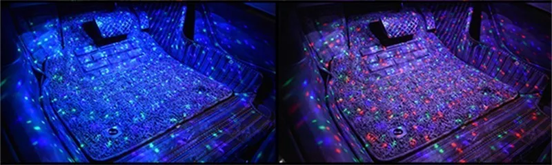 Автомобильный RGB светодиодный ленточный светильник для стайлинга автомобиля декоративная Автомобильная атмосферная Звездная лампа для салона автомобиля Голосовое управление