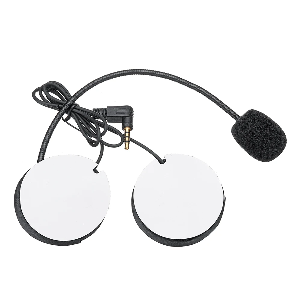 V6/V4 bluetooth для внутренней связи в мотоциклетном шлеме домофон гарнитура наушники черный