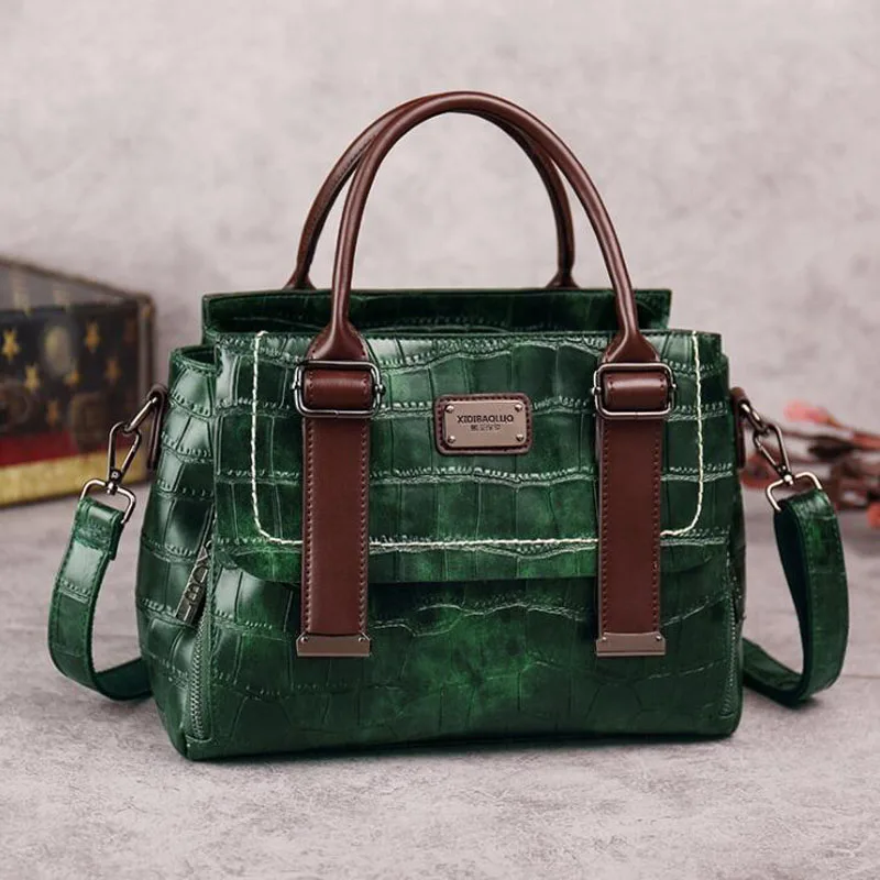 Embroidery Messenger Bags Women Leather Handbags Bags for Women a Main Ladies Hand Bag Female bag new