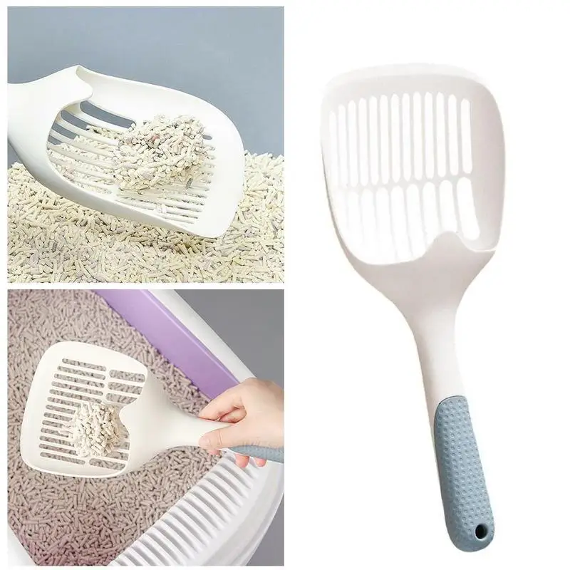 

High Quality Cat Litter Scoop PVC Plastic Durable Pet Poo Shovel Practical Pets Poop Scooper Cat Sand Cleaning Products for Cats