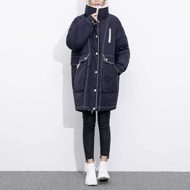 Autumn Winter New White Duck Down Jacket Women Long Parka Korean Fashion Warm Down Coat Loose Jacket Women Overcoat Tide