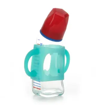 

Baby Bottle Universal Handle Soft Silicone Wide Mouth Grip Multicolor Heat Resistant Feeding Bottles Accessories