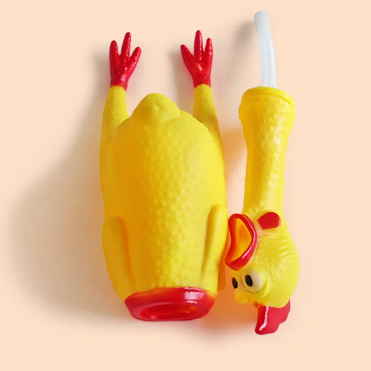 Лучшая кричащий куриный питомец игрушка мультфильм резиновая большая собака маленькая собака интерактивная игрушка поставки суровый инструмент декомпрессии