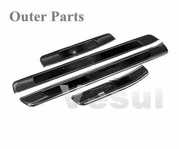 

Fit ForToyota Camry 2018-2019 OUTER Door Sill Plate Guard Protector Scuff Trim