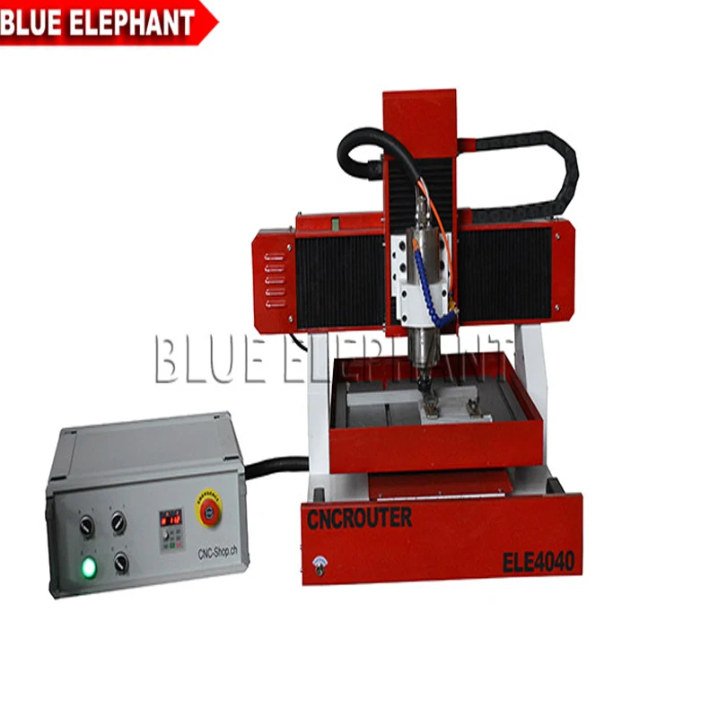 

Blue Elephant 4040 Table Moving CNC Machine for advertising, wood cutting and mold making