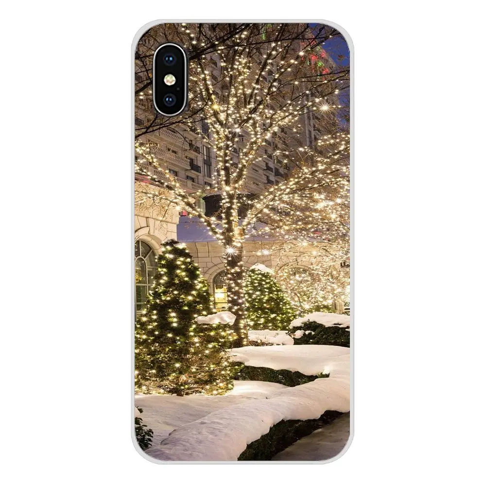images 4 Ландшафтный зимний светильник для samsung A10 A30 A40 A50 A60 A70 Galaxy S2 Note 2 3 Grand Core Prime, прозрачные чехлы из ТПУ - Цвет: images 4