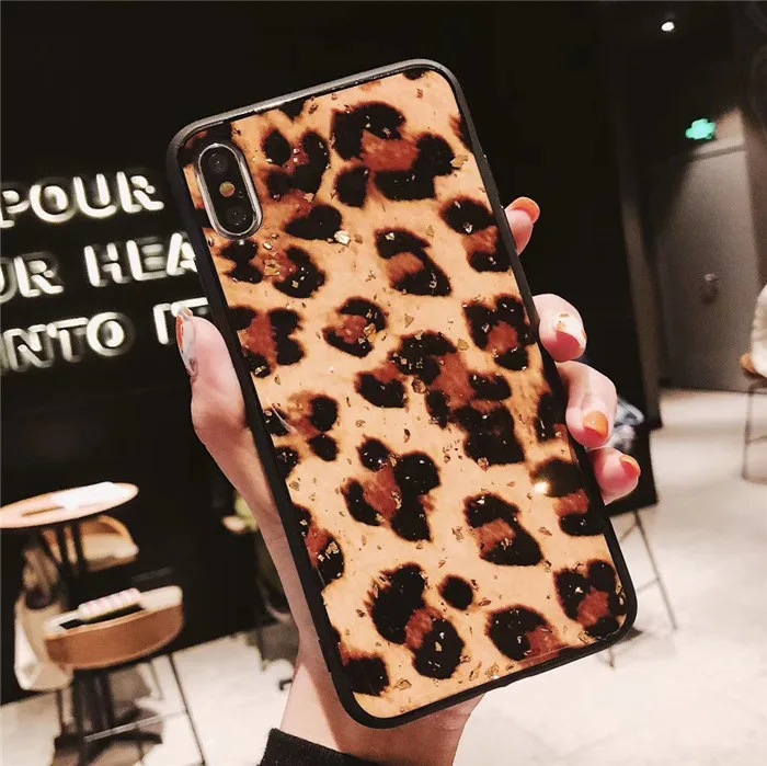 4 Роскошный леопардовый чехол из золотой фольги для xiaomi Red mi Note 7 Чехол для xiaomi mi 8 Lite mi 9 для xiaomi mi a3 чехол mi cc9e cc9 A3 lite - Цвет: 4