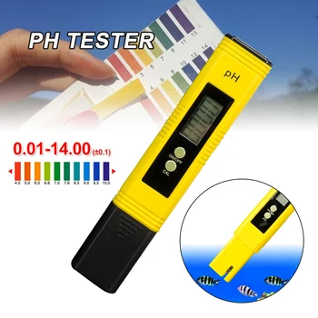 

PH Meter Test Pen LCD Digital Electric Water Hydroponics 0.01 Aquarium Pool Water Tester Wine Urine Automatic Calibration 3