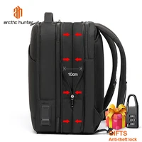 ARCTIC HUNTER Man Backpack Fit 15.6 inch Laptop USB Recharging Multi-layer High capacity Travel Male Bag backpacks double eleven 1